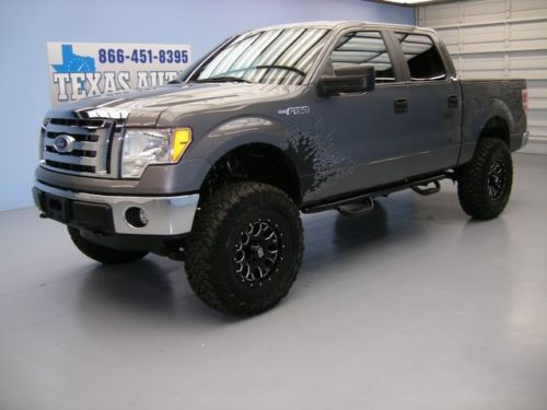 We finance!!!  2012 ford f-150 crew 4x4 off-road auto lifted xd series rims!!