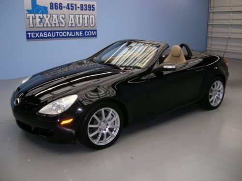 We finance!!!  2007 mercedes-benz slk350 roadster auto leather 6 cd texas auto