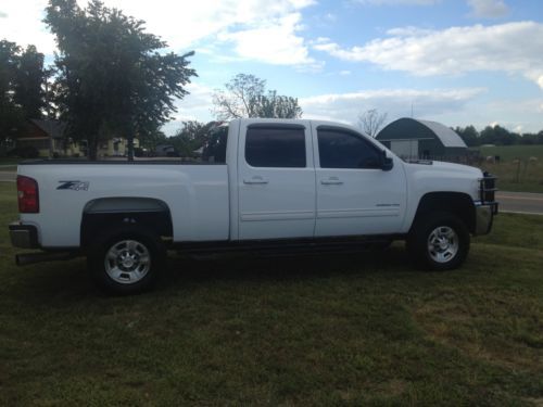 2010 chevrolet silverado 2500 hd ltz 6.6l duramax white crew cab