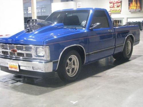 1982 chevy pro street s-10, dodge viper blue, one owner.
