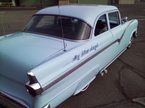 1956, ford, fairlane, custom, leadsled, hot rod