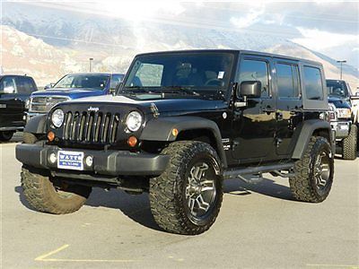 Jeep wrangler unlimited sport 4x4 4 door hardtop custom lift wheels tires auto