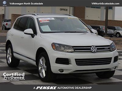 2013 volkswagen touareg 4dr supercharged hybrid panoramic roof nav certified awd