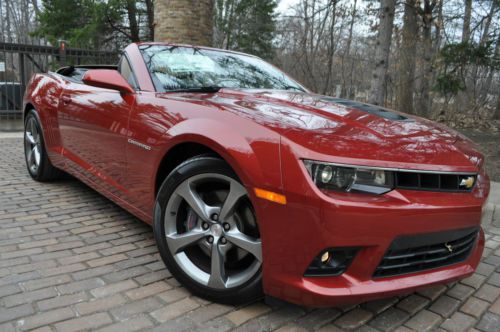 2014 camaro ss convertible.no reserve.6.2l/leather/camera/heated/20&#039;s/onstar/