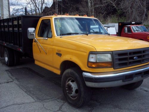 1996 ford f450 7.3l diesel 14&#039; stake with liftgate