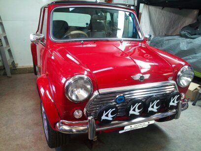 Mini cooper  classic 1987 red/black 1300 four speed right hand drive