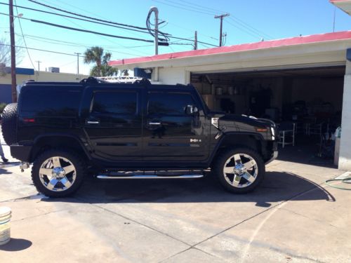 2008 hummer h2 with gm extended warranty every option!