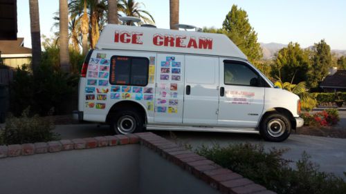 Ice cream truck/ high top chevy express van/automatic/ v8
