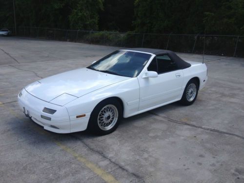 No reserve auction = 1991 mazda rx-7 convertible = 73,000 miles = cold ac