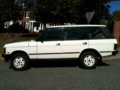 1993 range rover classic county lwb c&amp;sons edition land rover family owned
