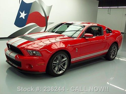 2012 ford mustang shelby gt500 svt cobra shaker only 3k texas direct auto