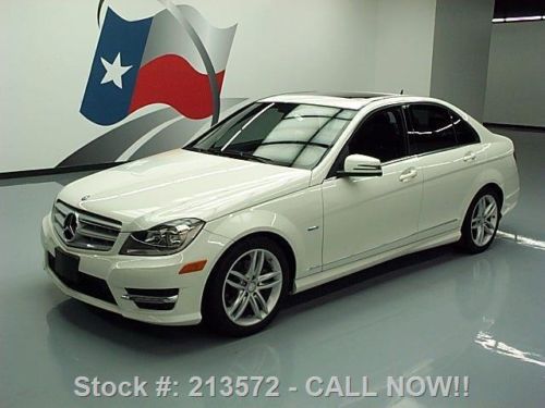 2012 mercedes-benz c250 sport turbocharged sunroof 38k texas direct auto