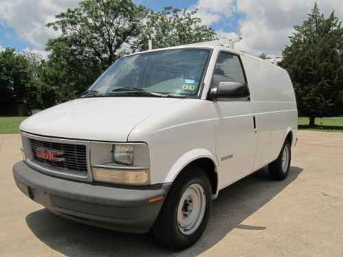 2000 gmc safari cargo van 4.3l v6 vortec tx-owned only 76k miles ready for work!