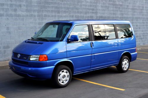 2000 volkswagen eurovan gls techno blue metallic beautiful