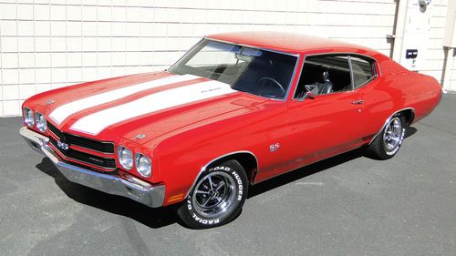 1970 chevrolet chevelle ss396 cranberry red automatic,buckets, "excellent"