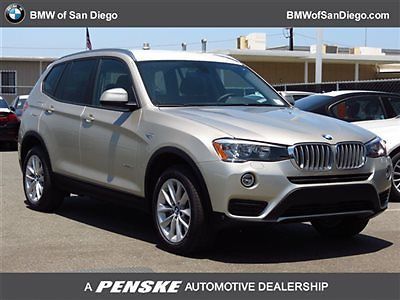 Xdrive28i new 4 dr automatic gasoline 2.0l twinpower turbo in-l mineral silver