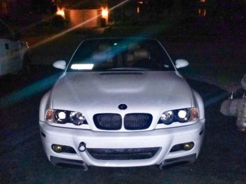 2003.5 bmw m3 e46 white w/ cinnamon interior. clean title!!!! very clean car.