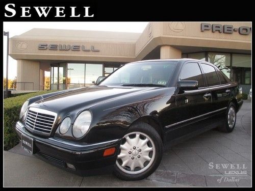 1997 mercedes benz e320 low miles 1-owner clean carfax report leather sunroof
