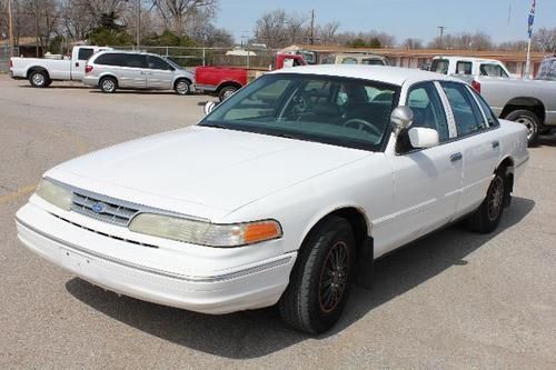 1997 ford crown victoria police car no reserve auction