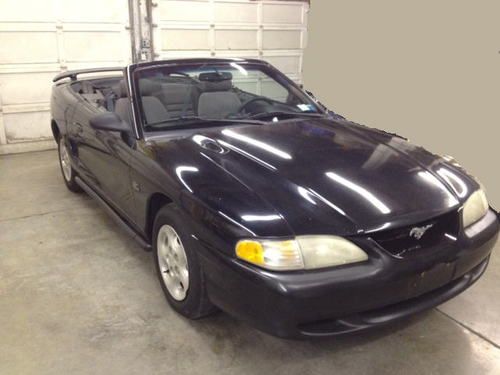 94 black mustang gt convertible