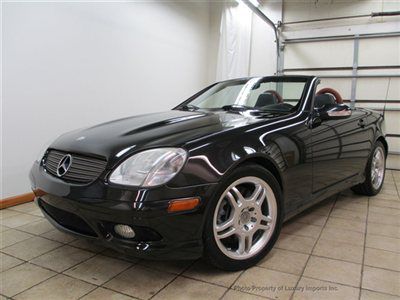 02 m-benz slk32 amg 349hp designo pkg., 1 owner florida car with only 9k miles!