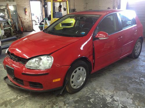 2008 volkswagen rabbit auto - salvage - rebuildable no reserve!!