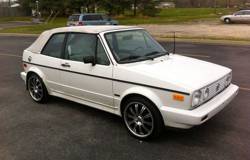 1990 volkswagen cabriolet: karmann edition convertible 2-door 1.8l