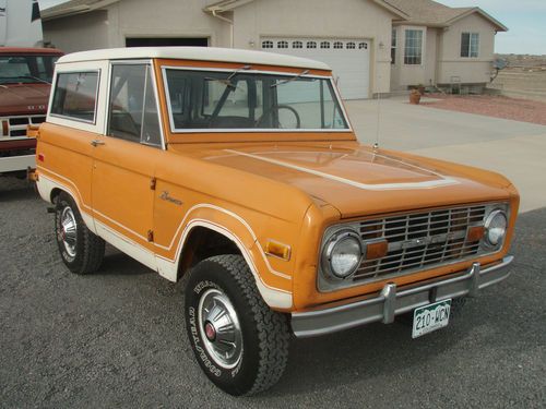 1974 ford bronco ranger, 302 auto, ps all original early 4x4 low miles
