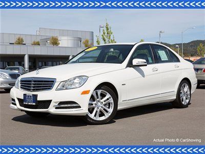 2012 c250 luxury: certified pre-owned, navigation, keyless go, rearview camera