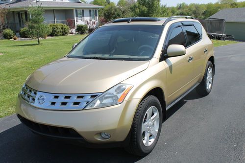 2003 nissan murano sl awd, gold, loaded