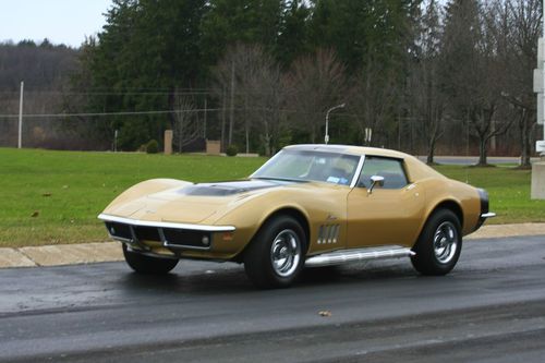 1969 427 4speed corvette origional 36000 miles survivor t tops sidepipe car