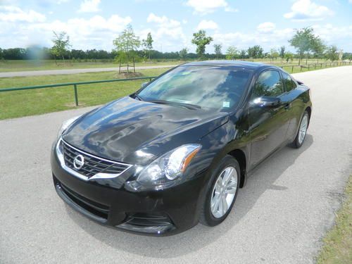 2012 nissan altima 2.5 s coupe black  bt  alloys --free shipping
