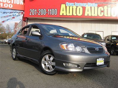 2008 toyota corolla s carfax certified sunroof 5 speed manaual trans low reserve