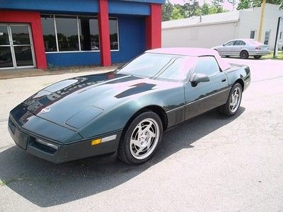 1990 cheverolet corvette convertible. great car see video of vehicle