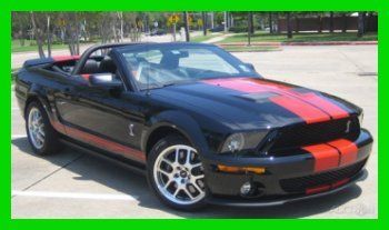 2008 ford shelby gt 500 4l v8  manual rwd convertible low miles