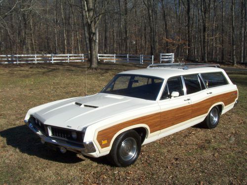 1971 ford torino squire wagon*351cleveland*automatic*gtoptions*rare cool woodie!