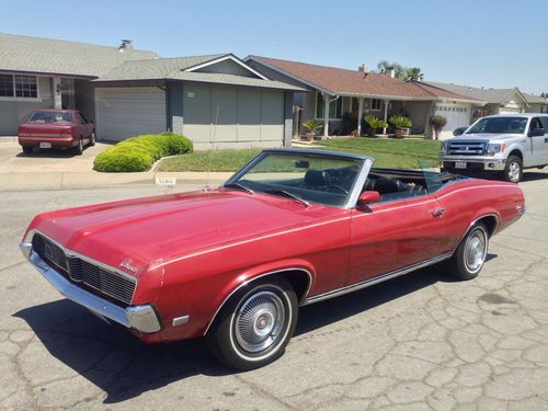 1969 mercury cougar convertible xr7 matching 351w 119 pics &amp; hd video no reserve