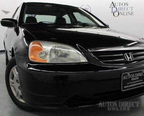 We finance 02 civic lx auto one owner power locks/windows a/c cruise low miles