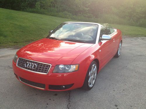 2004 audi s4 cabriolet 6 speed convertible ***must sell***