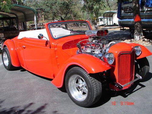 1936 ford  model a hot rod  cabriolet convertible : show and go : restored :