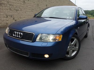 Audi a4 3.0 quattro awd 6-speed manual premium cold package autocheck no reserve