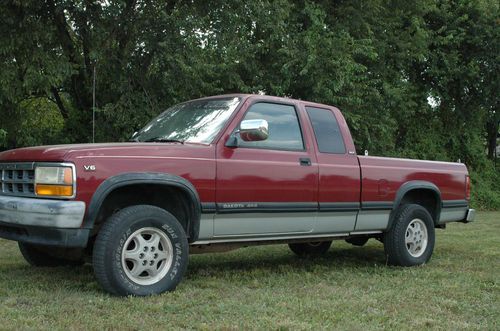 1995 dodge dakota 4x4 club cab, oklahoma truck, original paint