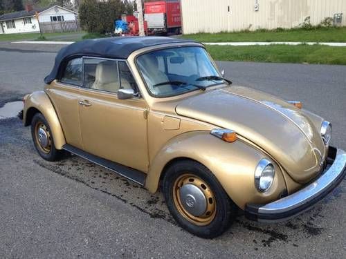 74 vw sun bug convertible - rare classic - no reserve