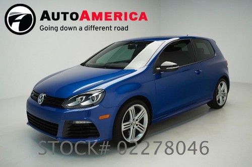 14k low miles volkswagen golf r blue leather manual tranmission nav sunroof