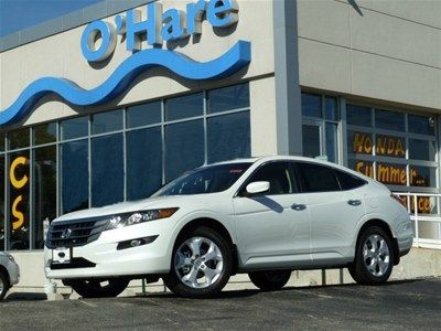 2012 ex-l 4x4 crosstour showroom condition carfax certified white diamond pearl
