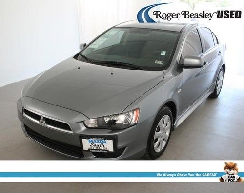 2012 lancer es automatic gray mp3 player traction cruise abs