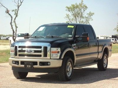 2008 ford f-250 king ranch 4x4, 6.4l powerstroke, running boards, captains chair