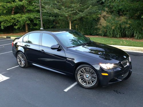 2008 bmw m3 sedan,6spd,jerez black/black,57k,6 spd,technology pkg, no reserve!!!