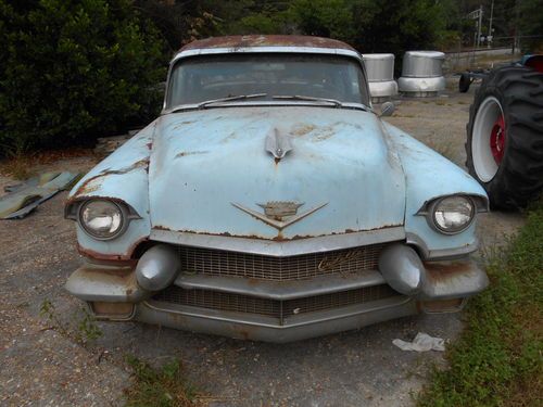 1956 cadillac sedan deville as - is rolling not running with title barn find