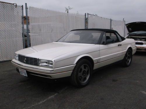 1991 cadillac allante, no reserve